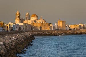 katedral av cadiz, andalusien, Spanien. foto