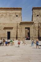 abu simbel egypten Maj 1988 tempel av abu simbel foto