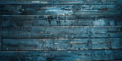rustik gammal riden blå trä planka bakgrund textur extrem närbild. hög kvalitet Foto