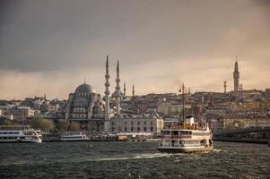 klassisk passagerare färjor, ett av de symboler av istanbul foto