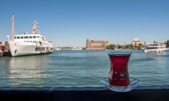 klassisk passagerare färjor, ett av de symboler av istanbul foto