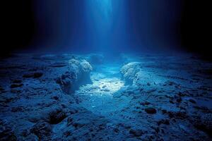 djup hav under vattnet professionell reklam mat fotografi foto