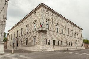 detalj av palazzo dei diamanti i ferrara i Italien 5 foto