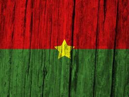 Burkina faso flagga med textur foto