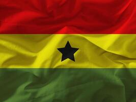 ghana flagga med textur foto