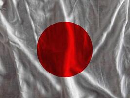 japan flagga med textur foto