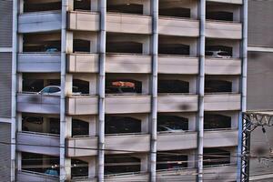 urban parkering garage i leeds foto