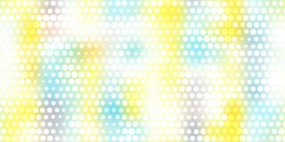 gul blå Lycklig cirklar Färg kärlek kreativ bakgrund. ljus ringar lysande färgrik mönster. enkel ljuv design. prickar Färg bakgrund. suddig prickad färgad textur. foto