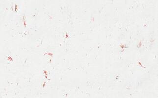 handgjort ris fibrer röd blommor papper textur för klippbok bakgrund foto