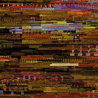 gul unik glitch texturerad signal abstrakt abstrakt pixel glitch fel foto