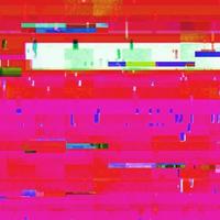 abstrakt ljusröd glitch unik digital korn skada pixel brus grunge färgglada regnbåge konsistens. foto
