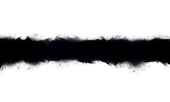 den abstrakta svarta rymdlinjen av bläcket sprutat på en vit bakgrund. kollektionen grunge pensel för kreativ gatudesign. foto