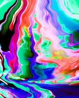 bakgrundsdesign av målad akryl oljefärg flytande flytande färg regnbåge med kreativitet och moderna konstverk