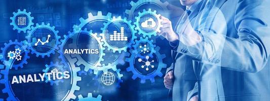 analytics dataanalys strategi statistik koncept foto