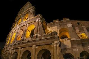 nattvy på Colosseum i Rom, Italien