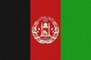 illustration av Afghanistans nationella flagga foto