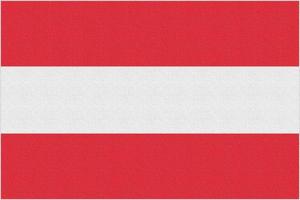illustration av Österrikes nationella flagga foto