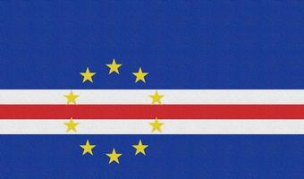 illustration av den nationella flaggan i Cabo Verde foto