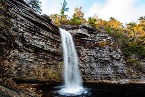 höst på lake minnewaska foto