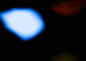 multicolor blå abstrakt retro oskärpa ljus färg mönster överlagring textur naturliga holografiska på svart. foto