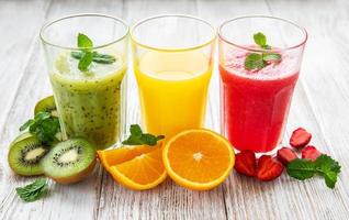 friska fruktsmoothies foto