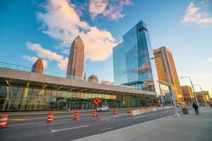 utsikt över centrala Cleveland foto