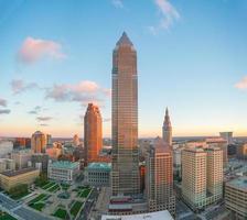 utsikt över centrala Cleveland foto