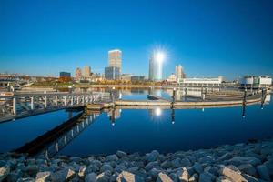 milwaukee skyline i usa foto