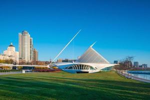 milwaukee skyline i usa foto