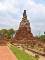 wat phra sri sanphet templet det heliga templet är det heligaste templet i det stora palatset i den gamla huvudstaden i thailand ayutthaya. foto