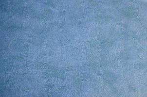 närbild av blått läder textur bakgrund foto
