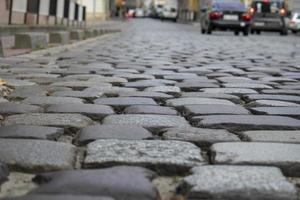 forntida lviv resefoto, gatufoto. foto