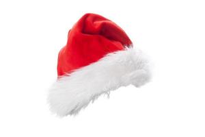 jultomten röd hatt för god jul foto