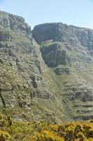 utsikt från table mountain nationalpark, Kapstaden, Sydafrika. foto