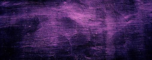 mörk lila grunge abstrakt betongvägg textur bakgrund, panoramautsikt foto