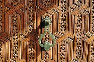 arabisk dörrdetalj foto