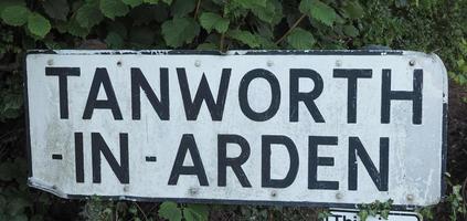 tanworth i arden sign foto