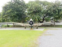 royal thai air force museum bangkokthailand18 augusti 2018 utsidan av flygplanet har många stora flygplan. att lära sig närmare. den 18 augusti 2018 i Thailand. foto