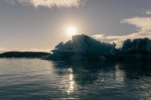 jokulsarlon glaciärlagun, island foto