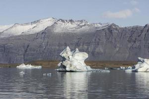 jokulsarlon glaciärlagun, island foto