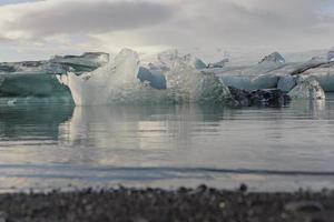 jokulsarlon glaciärlagun, island foto