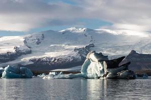 jokulsarlon glaciärlagun, island foto