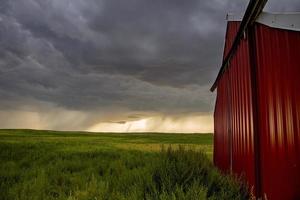 prairie storm moln kanada foto