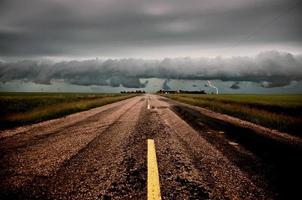 prairie storm moln kanada foto
