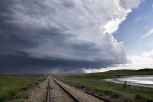 prärie stormmoln foto