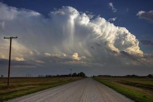 prärie stormmoln foto