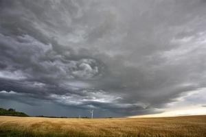 prairie storm moln kanada foto