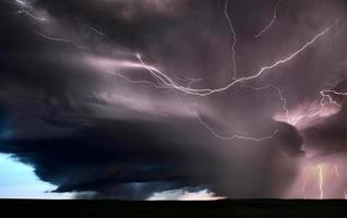 prairie storm moln kanada foto