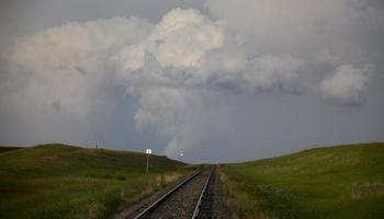 prärie stormmoln foto