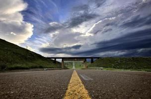 prairie storm moln kanada foto